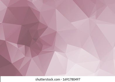 Dark Pink vector template with circles. Blurred bubbles on abstract background 