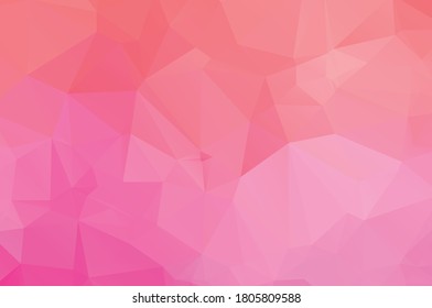 Dark Pink vector template with circles. Blurred bubbles on abstract background 