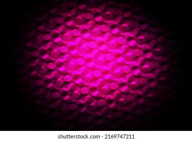Dark Pink vector template with circles. Blurred decorative design in abstract style with bubbles. Pattern for beautiful websites.