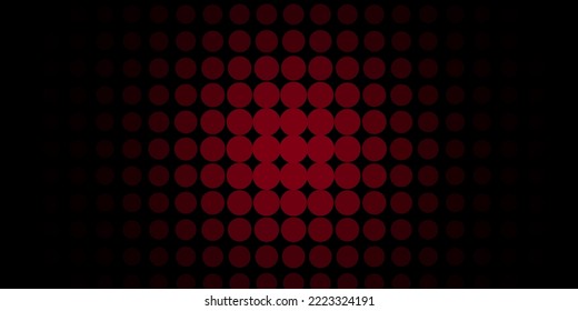 Dark Pink vector template with circles. Abstract decorative design in gradient style with bubbles. Pattern for booklets, leaflets.
