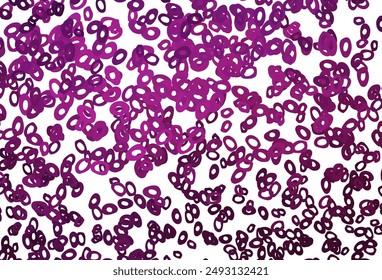Dark Pink vector template with circles. Beautiful colored illustration with blurred circles in nature style. Completely new template for your brand book.