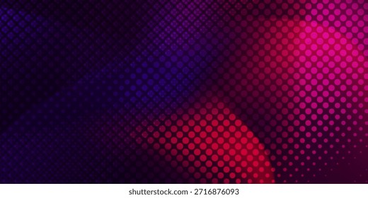 Plantilla de Vector rosa oscuro con arte de círculos. burbujas borrosas simples sobre fondo abstracto con gradiente colorido. Nuevo diseño para anuncio, cartel, Anuncio de su Sitio web.