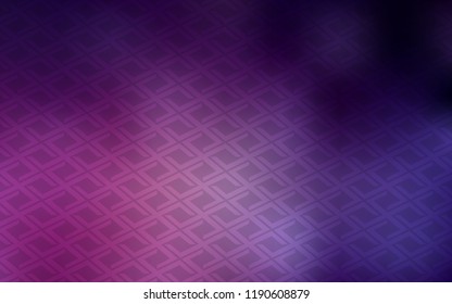 Dark Pink vector template with crystals, rectangles. Decorative design in abstract style with rectangles. Pattern for busines ad, booklets, leaflets