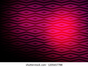 Dark Pink vector template with crystals, triangles. Glitter abstract illustration with triangular shapes. Pattern for busines ad, booklets, leaflets