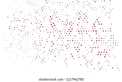 Dark Pink vector template with crystals, rectangles. Illustration with set of colorful rectangles. The template can be used as a background.
