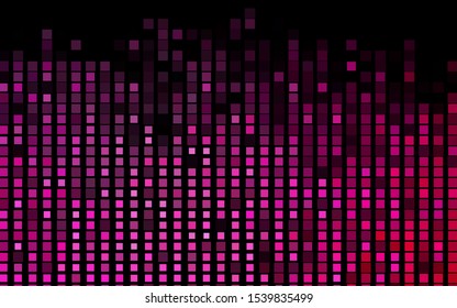 Dark Pink vector template with crystals, rectangles. Beautiful illustration with rectangles and squares. Pattern for commercials.