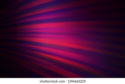 Dark Pink vector template with curved lines. Colorful geometric sample with gradient lines.  The best colorful design for your business.