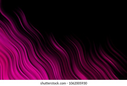 Dark Pink vector template with lava shapes. Colorful illustration in abstract marble style with gradient. The elegant pattern for brand book.