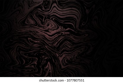 Dark Pink vector template with lava shapes. Creative illustration in halftone marble style with gradient. A new texture for your  ad, booklets, leaflets.