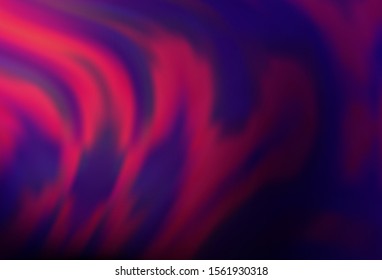 Dark Pink vector template with lava shapes. Colorful illustration in abstract marble style with gradient. Brand new design for your ads, poster, banner.