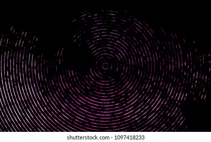 Dark Pink vector template with lines, ovals. Geometric illustration in marble style with gradient.  Brand new design for your ads, poster, banner.