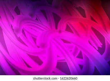 Dark Pink vector template with lines. An elegant bright illustration with gradient. A completely new template for your design.