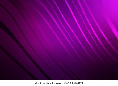 Dark Pink vector template with lines. Glitter abstract illustration with wry lines. New composition for your brand book.