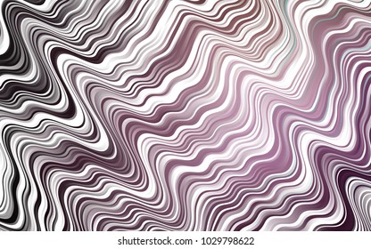 Dark Pink vector template with liquid shapes. A vague circumflex abstract illustration with gradient. Brand-new design for your ads, poster, banner.