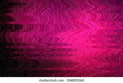 Dark Pink vector template with liquid shapes. Shining crooked illustration in marble style. Pattern for your business design.