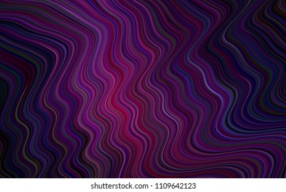 Dark Pink vector template with liquid shapes. Creative illustration in halftone marble style with gradient. New composition for your brand book.