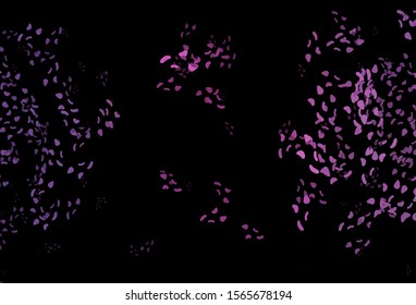 Dark Pink vector template with memphis shapes. Illustration with colorful gradient shapes in abstract style. Best smart design for your business.