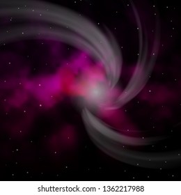 Dark Pink vector template with neon stars. Colorful illustration with abstract gradient stars. Pattern for websites, landing pages.