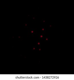 Dark Pink vector template with neon stars. Modern geometric abstract illustration with stars. Best design for your ad, poster, banner.