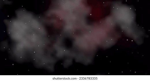 Dark Pink vector template with neon stars. Colorful illustration in abstract style with gradient stars. Pattern for new year ad, booklets.