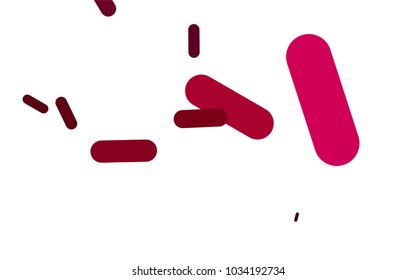 Dark Pink vector template with repeated sticks. Blurred decorative design in simple style with lines. The pattern can be used as ads, poster, banner for medicine.