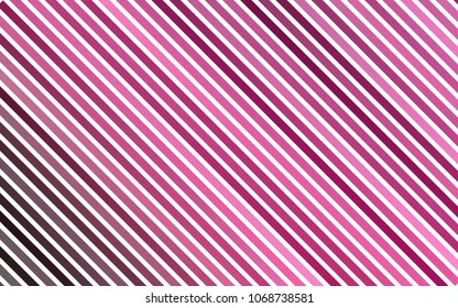 Dark Pink vector template with repeated sticks. Decorative shining illustration with lines on abstract template. The template can be used as a background.