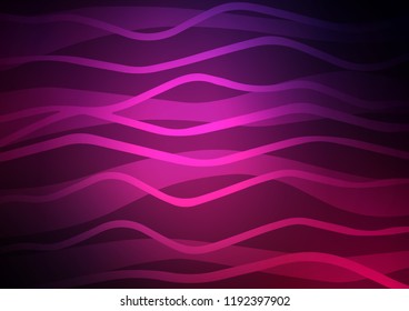 Dark Pink vector template with repeated sticks. Glitter abstract illustration with colored sticks. The pattern can be used as ads, poster, banner for commercial.