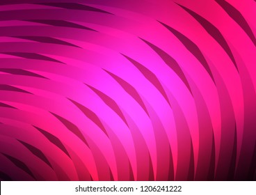 Dark Pink vector template with repeated sticks. Lines on blurred abstract background with gradient. The pattern can be used as ads, poster, banner for commercial.