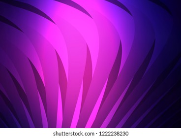 Dark Pink vector template with repeated sticks. Modern geometrical abstract illustration with staves. Best design for your ad, poster, banner.
