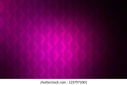 Dark Pink vector template with repeated sticks. Colorful shining illustration with lines on abstract template. Smart design for your business advert.