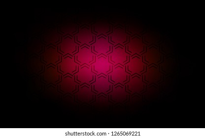 Dark Pink vector template with repeated sticks. Shining colored illustration with sharp stripes. Smart design for your business advert.