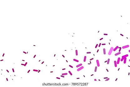 Dark Pink vector template with repeated sticks. Capsules on blurred abstract background with gradient. The pattern can be used as ads, poster, banner for medicine.