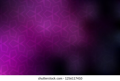 Dark Pink vector template with rhombus. Glitter abstract illustration with rectangular shapes. The template can be used as a background.