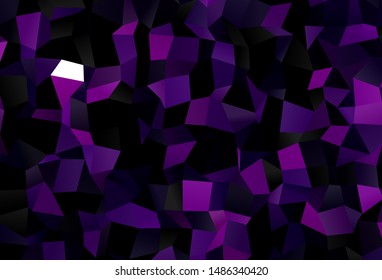 Dark Pink vector template with rhombus. Rectangles on abstract background with colorful gradient. The template can be used as a background.