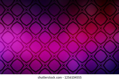Dark Pink vector template with sky stars. Modern geometrical abstract illustration with stars. Smart design for your business advert.