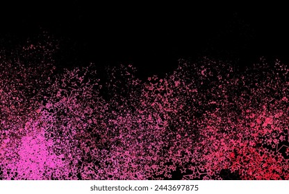 Dark Pink vector template with sky stars. Decorative shining illustration with stars on abstract template. Best design for your ad, poster, banner.