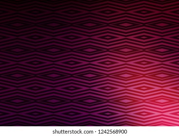 Dark Pink vector template with sticks, squares. Shining colorful illustration with lines, rectangles. Best design for your ad, poster, banner.