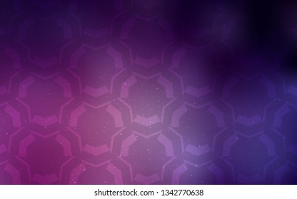 Dark Pink vector template with wry lines. Brand new colorful illustration in simple style. New composition for your brand book.