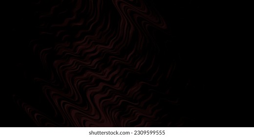 Plantilla de vector rosa oscuro con líneas irregulares. Ilustración de degradado en un estilo sencillo con arcos. Patrón de folletos, folletos.