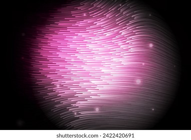 Plantilla de vector rosa oscuro con líneas irregulares. Una ilustración colorida completamente nueva en un estilo sencillo. Mejor diseño para su negocio.