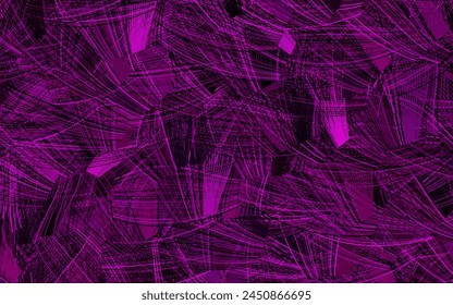 Textura de Vector rosa oscuro con formas abstractas.