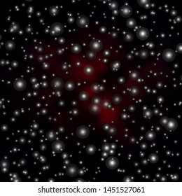 Dark Pink vector texture with beautiful stars. Colorful illustration in abstract style with gradient stars. Pattern for new year ad, booklets.