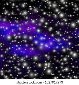 Dark Pink vector texture with beautiful stars. Shining colorful illustration with small and big stars. Design for your business promotion.