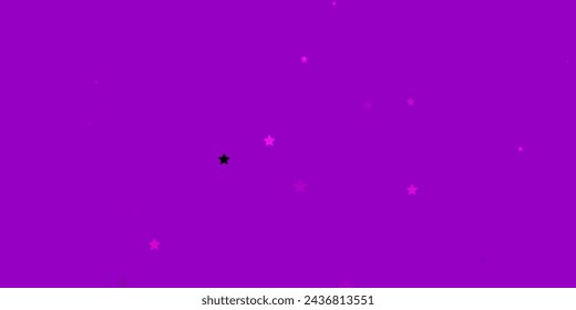 Dark Pink vector texture with beautiful stars. Modern geometric abstract illustration with stars. Pattern for websites, landing pages.