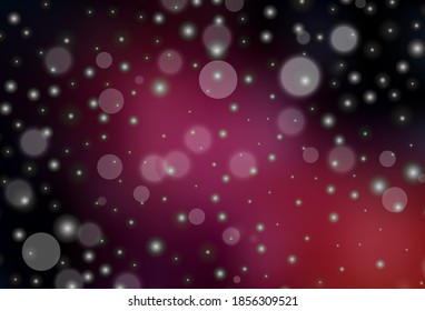 Dark Pink vector texture in birthday style. Colorful illustration with Christmas simbols and signs. Pattern for school, grammar websites.