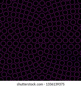 Dark Pink vector texture with circles. Abstract decorative design in gradient style with bubbles. Design for posters, banners.