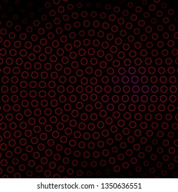 Dark Pink vector texture with circles. Glitter abstract illustration with colorful drops. Pattern for websites, landing pages.