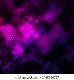 Dark Pink vector texture with circles. Colorful illustration with gradient dots in nature style. Pattern for websites, landing pages.