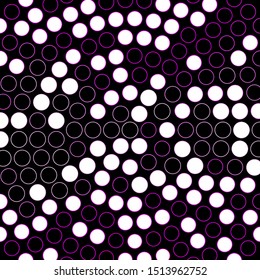 Dark Pink vector texture with circles. Abstract illustration with colorful spots in nature style. Pattern for booklets, leaflets.