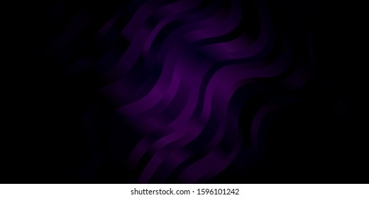 Dark Pink vector texture with circular arc. Colorful illustration, which consists of curves. Best design for your ad, poster, banner.
